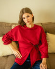 MALIBU SHIRT - VELVET RED