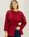 MALIBU SHIRT - VELVET RED